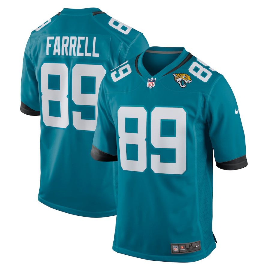 Men Jacksonville Jaguars 89 Luke Farrell Nike Green Game NFL Jersey